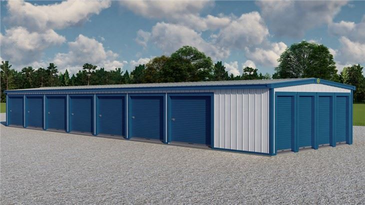 Light Steel Structure Self Storage Buildings Light Steel Structure Self Storage Buildings